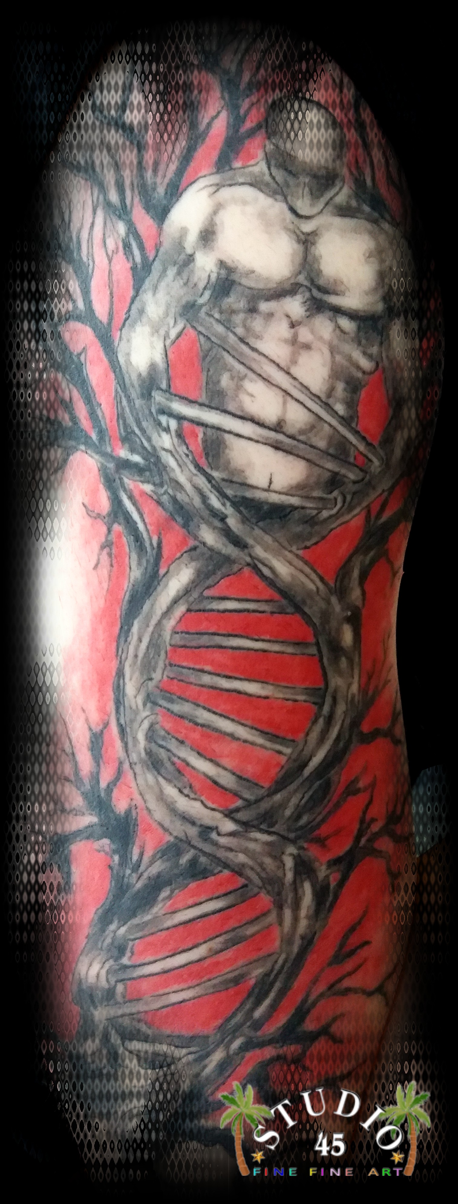 Schöpfer DNA Leiter Tattoo Recklinghausen STUDIO 45